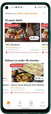 Jumia food app