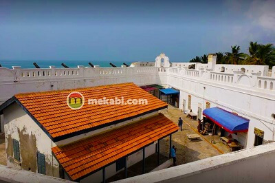 cape coast castle aerial view