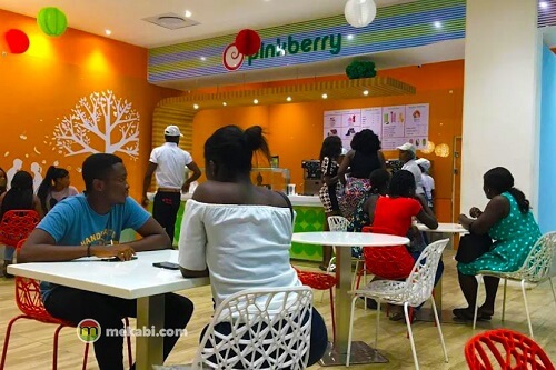 pinkberry kumasi city mall